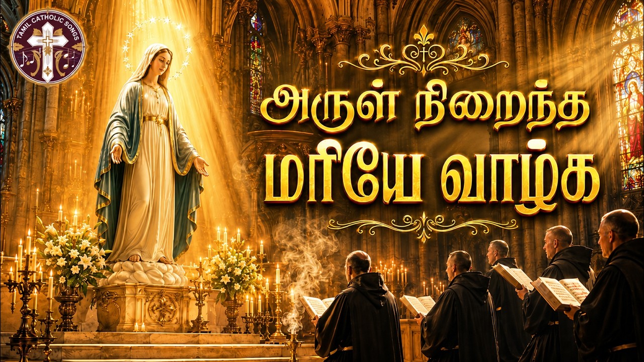 அருள் நிறைந்த மரியே வாழ்க | Gregorian Chant Tamil | Hail Mary Prayer in Tamil