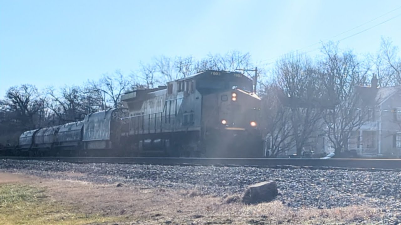 Northbound CSX mixed manifest on track one 