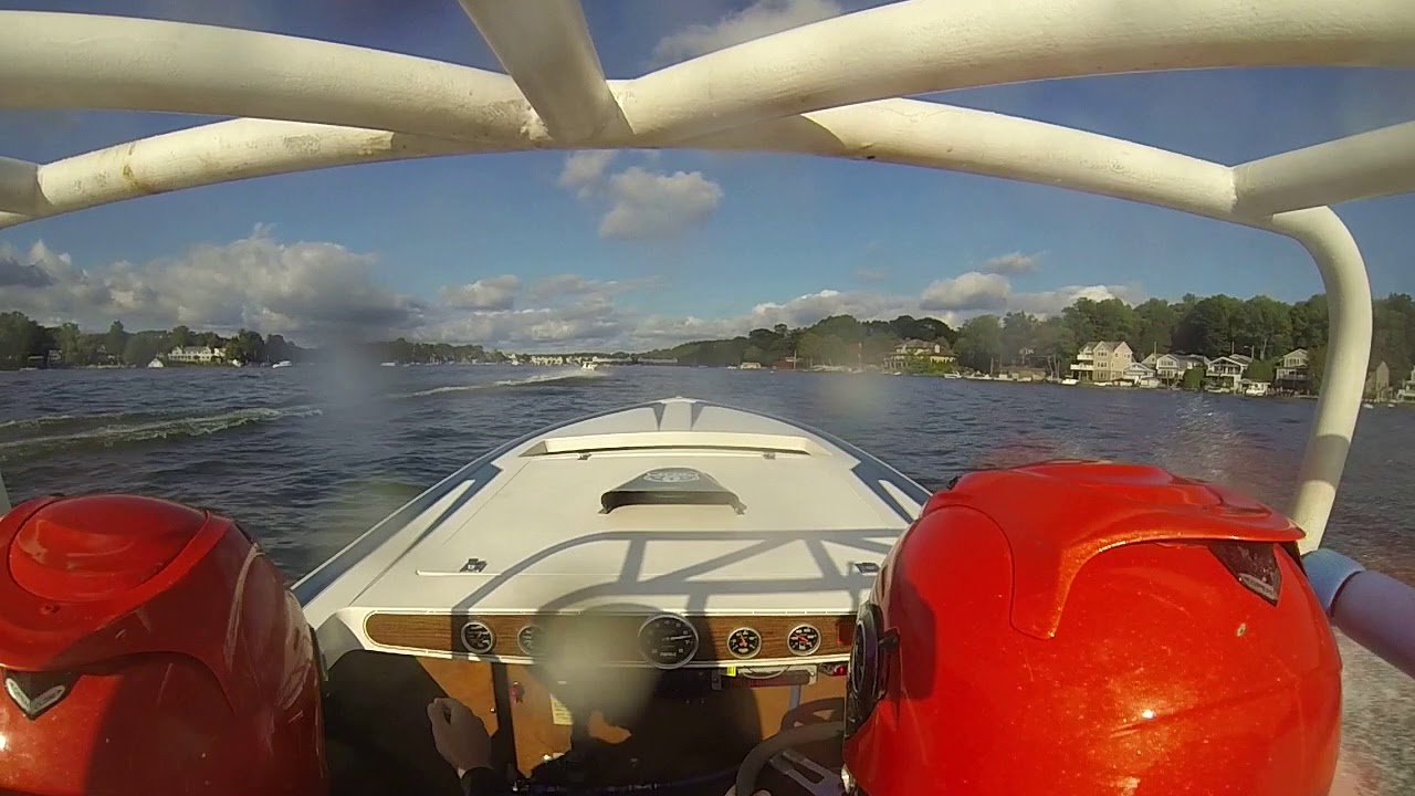 APBA final. Lake Hopatcong 9-15-18 Jersey Speed Skiff JS-77 Lap Dancer