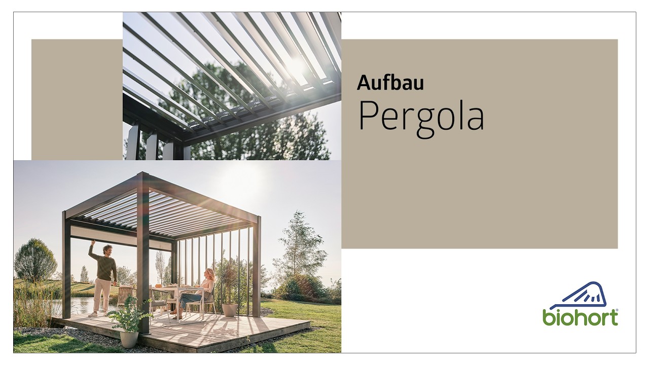 Biohort Pergola - Aufbau