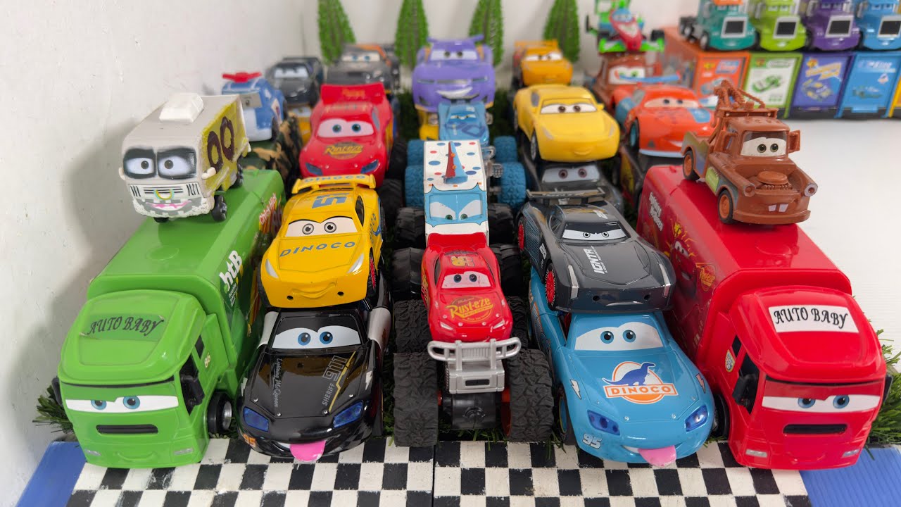 Disney Pixar Cars Unboxing Review | Lightning McQueen, Tow Mater, Doc Hudson, Sally Carrera, Mack