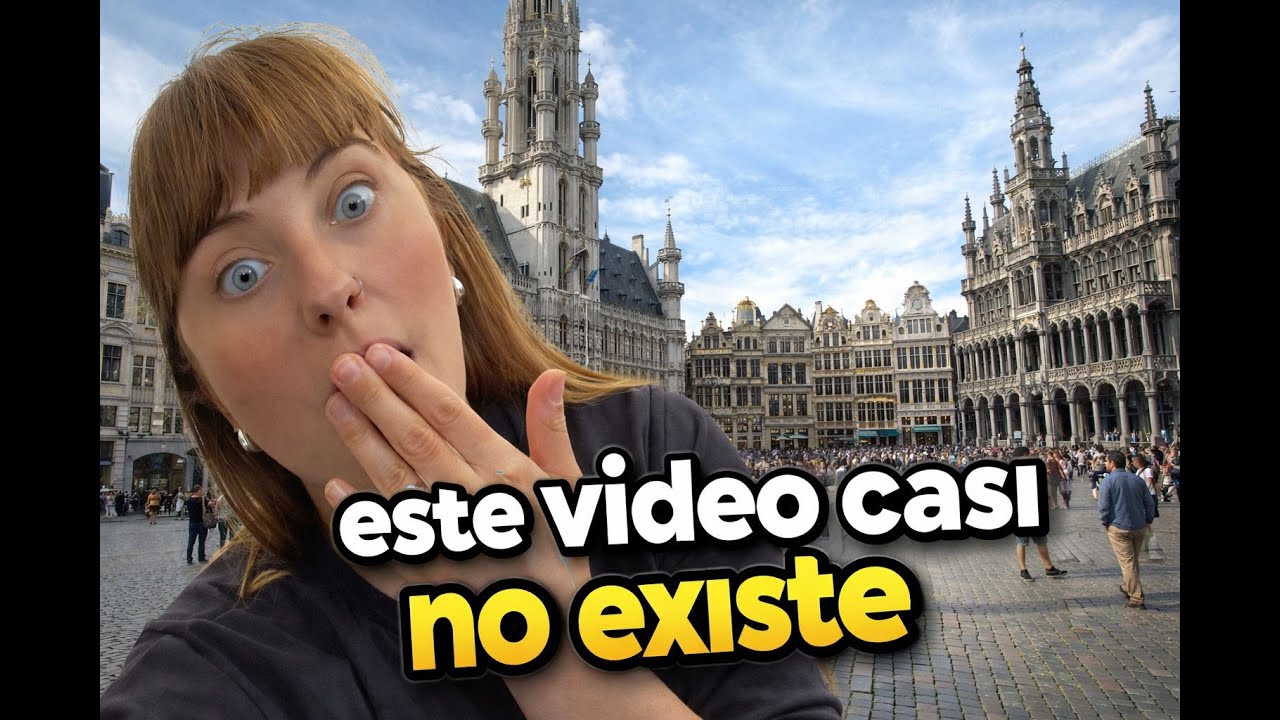 El video de Bruselas que casi no existe... Grand Place y show de luces.