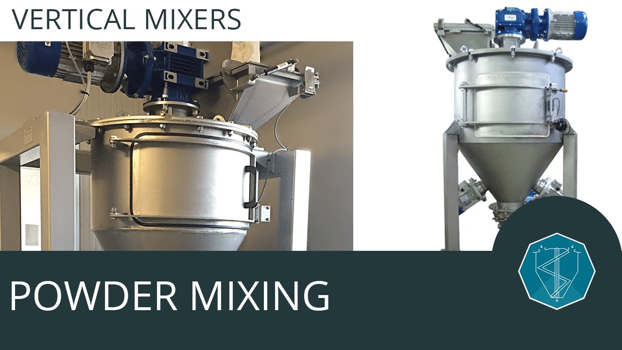 Vertical Mixer, ideal for fragile products
