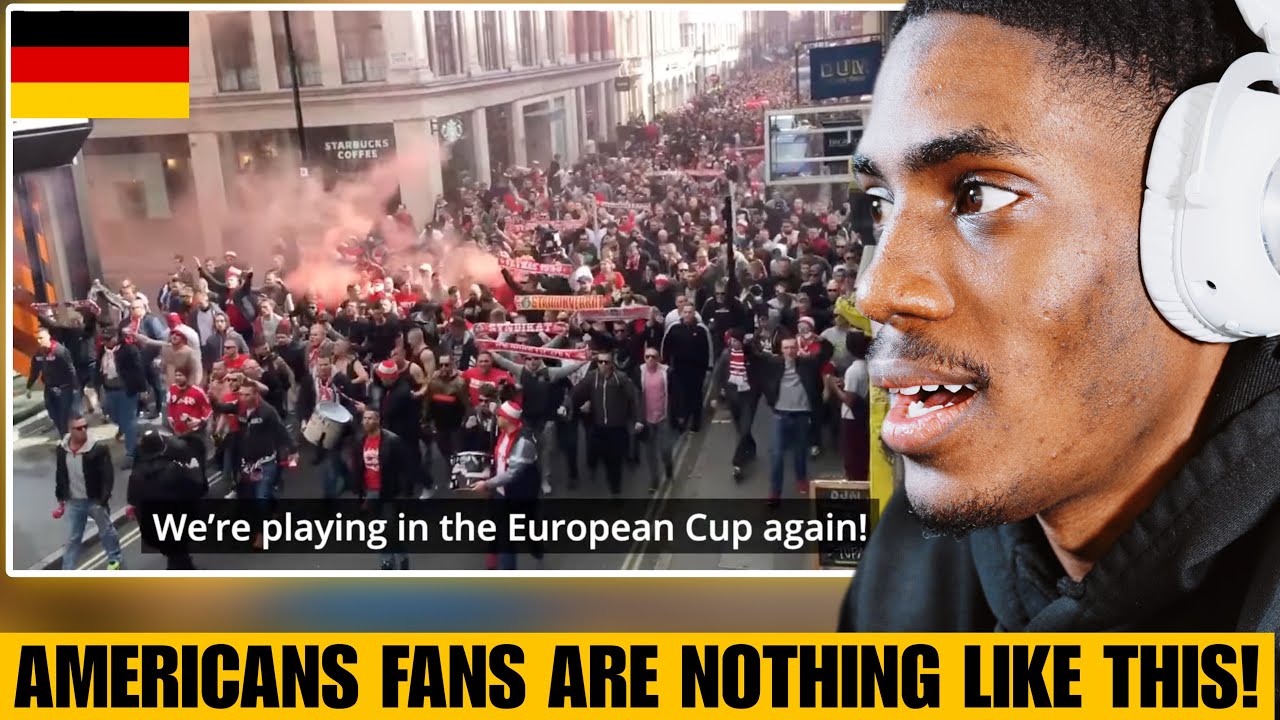 American Reacts to German Football Fans Like You Haven't Seen Them