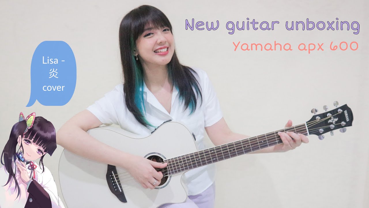 New Guitar unboxing, langsung cover HOMURA by LISA
