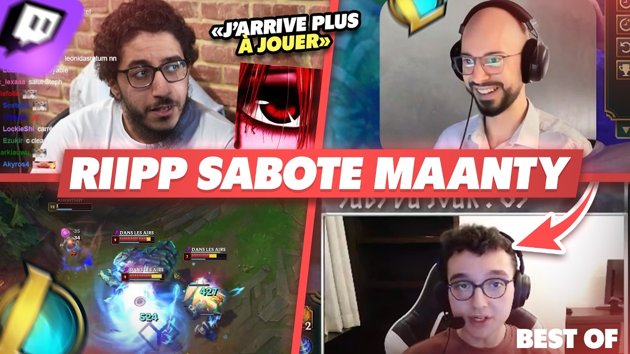 RIIPP EMPÊCHE MANATY DE JOUER SA GAME - Best Of LoL #1299 Réactions