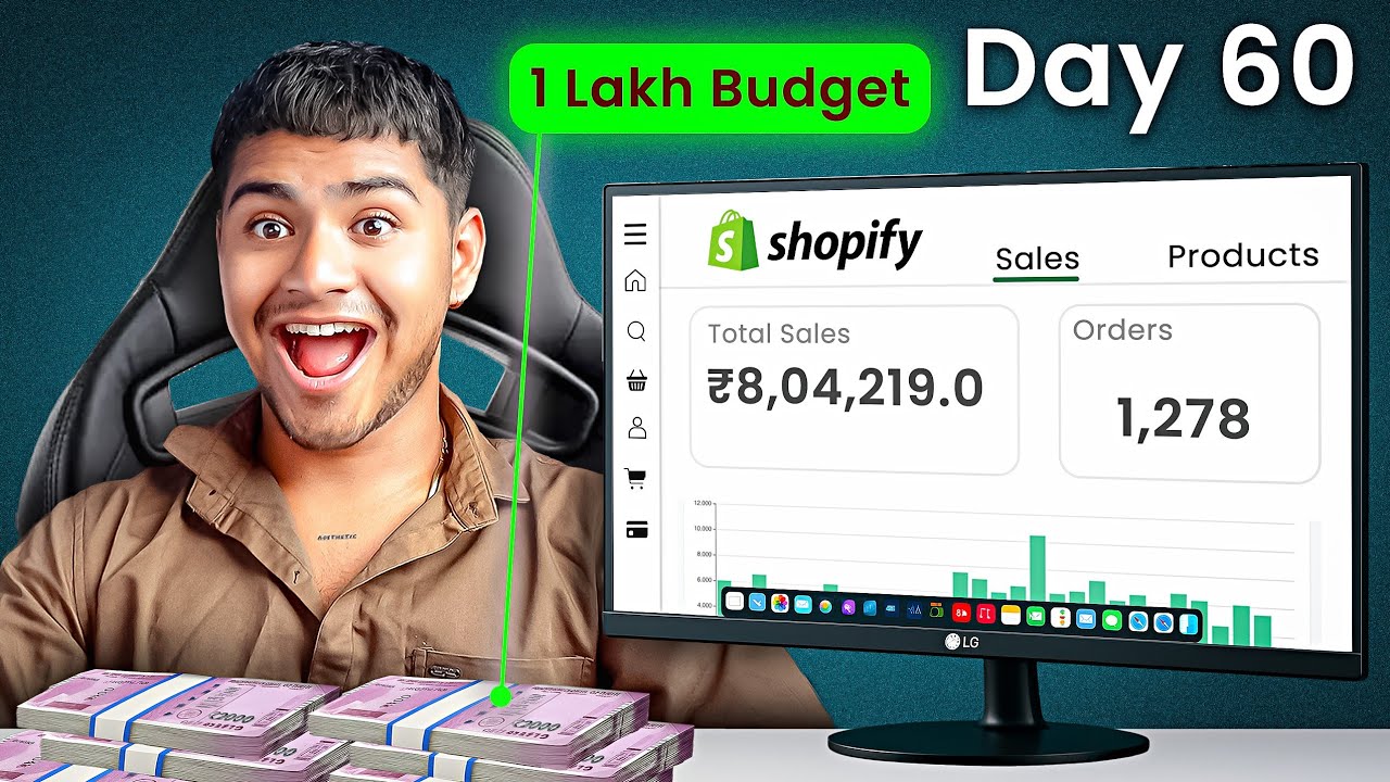 I Started 60 Days Dropshipping Challenge with 1 Lakh Budget (NO BULLSH*T)