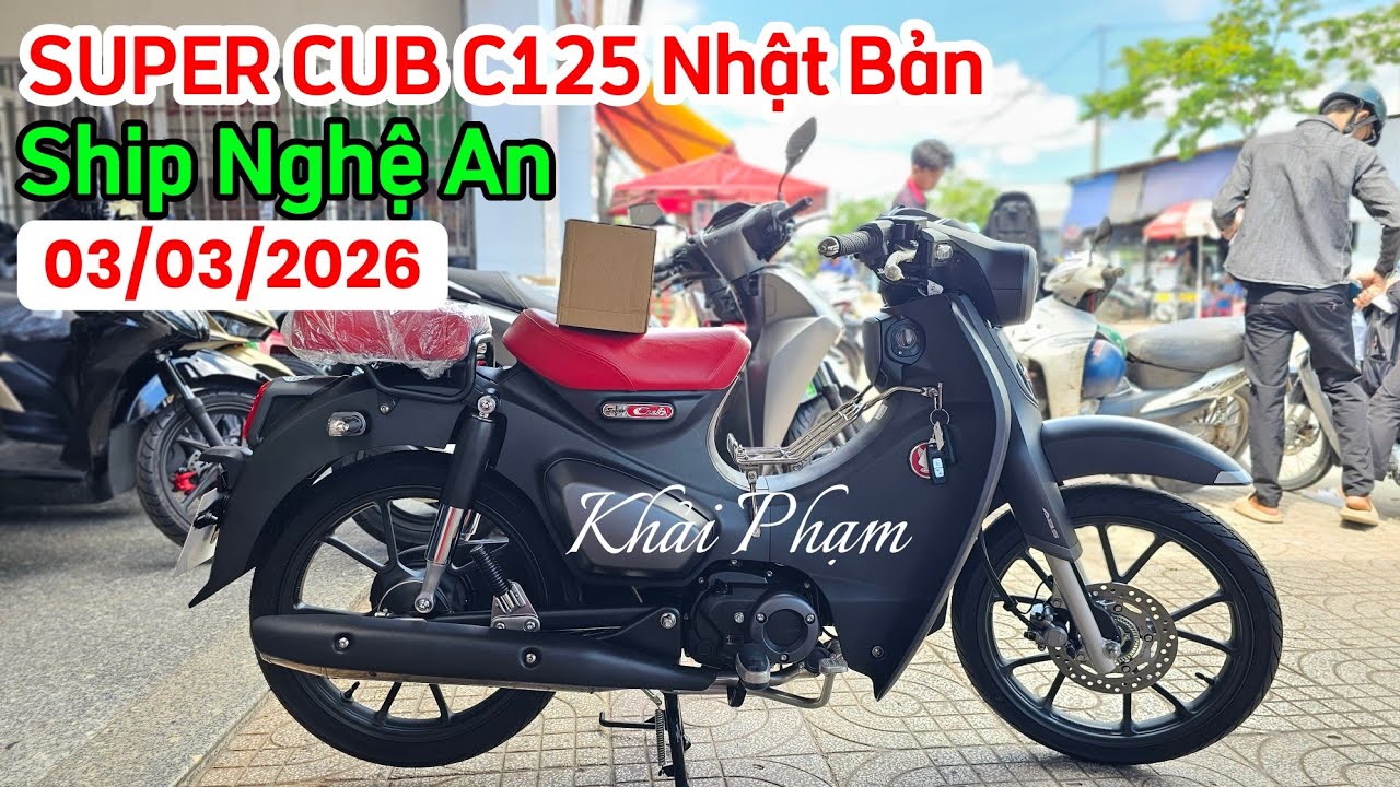 Nổ máy SUPER CUB C125 Nhật ship Nghệ An ngày 03/03/26 tại CH Mai Duyên. Khải Phạm #cup #cub #125 #xe
