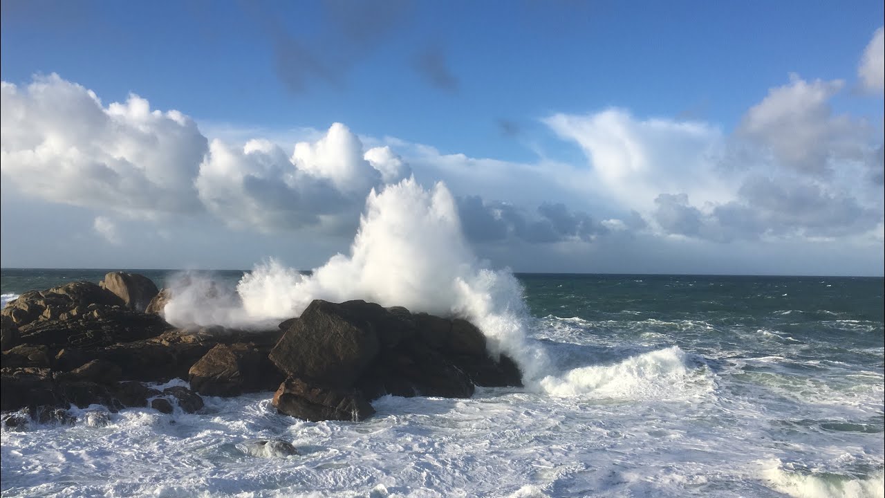 Début de tempête - Les rochers de Saint Guénolé, Finistère - 20 12 2019