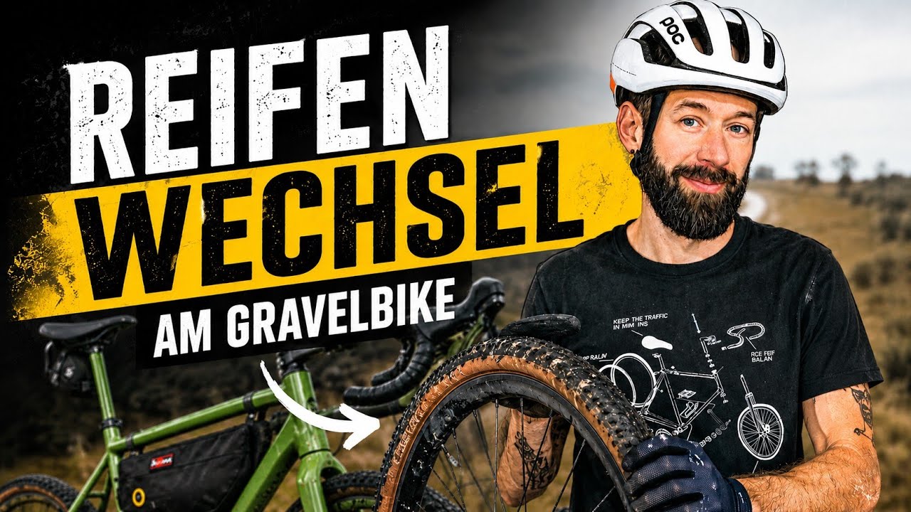 Laufräder aus und einbauen und Reifen wechsel am Gravelbike! #gravelbike #fahrrad #velo #ebike 