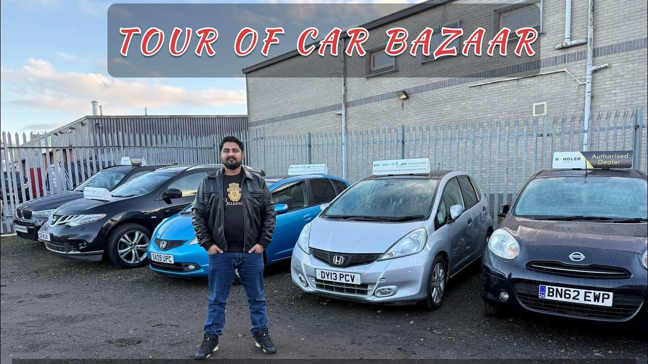 Tour of Car Bazaar|Difference In UK & Pak Made Cars|Cars Showroom In UKJapanese or German PART 1