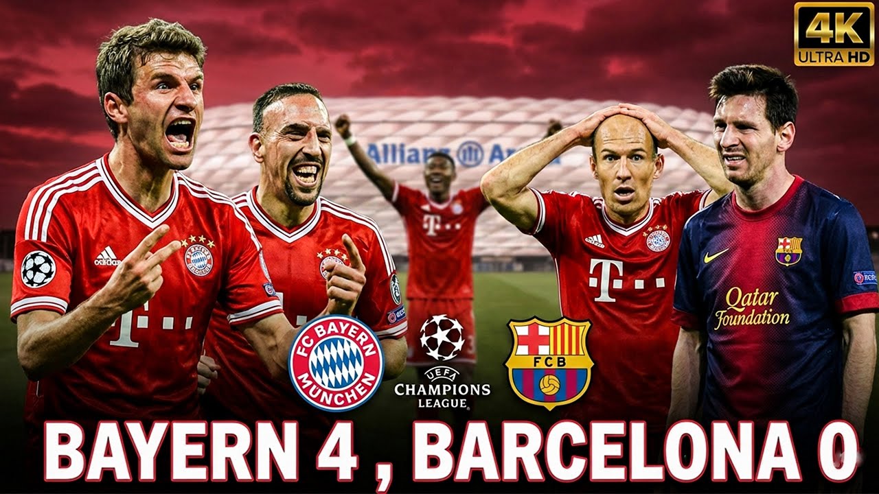 The Night Tiki-Taka Died: Bayern Munich 4-0 Barcelona (2013)