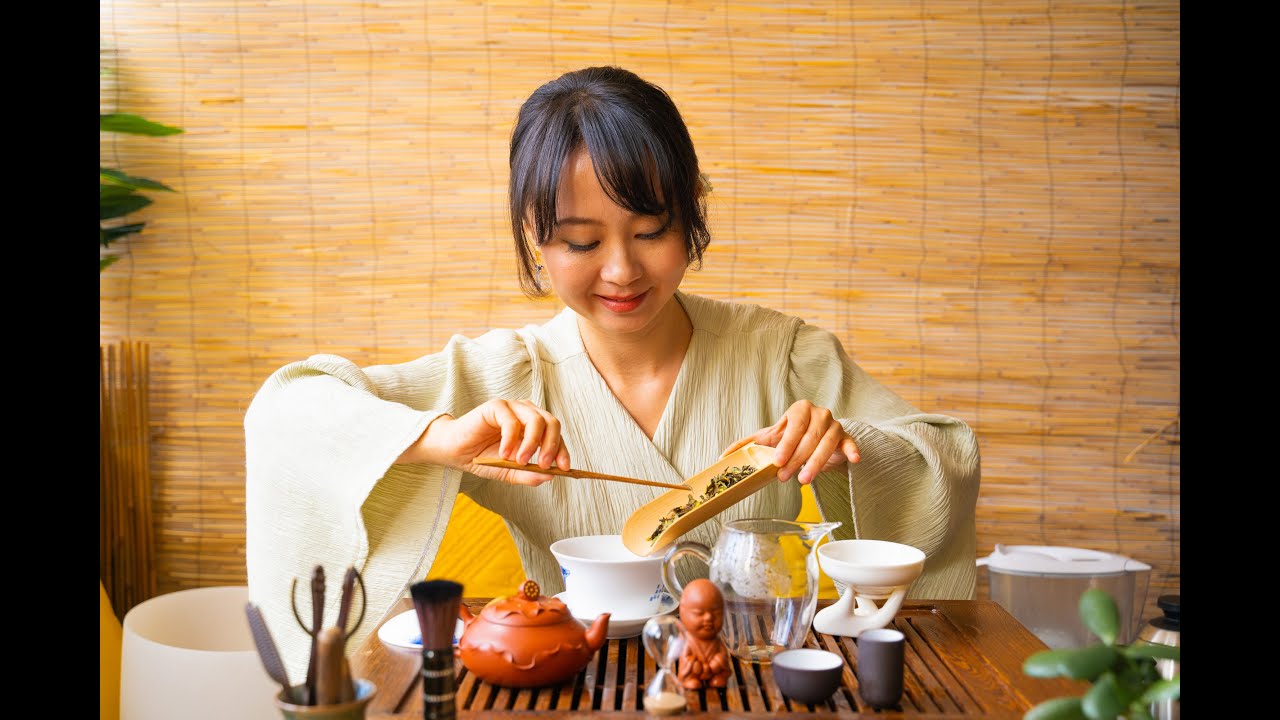 Chinese Tea Ceremony (Gongfu tea) ASMR Tea Meditation