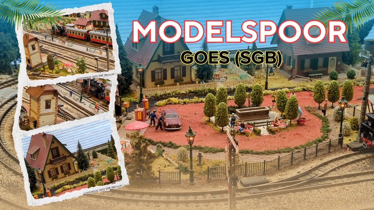 Prachtige modelspoorbanen in Hoedekenskerke✨