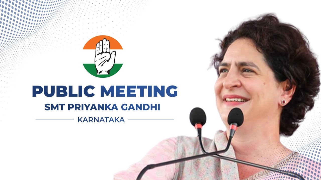 LIVE: Smt Priyanka Gandhi ji addresses the public in Moodbidri, Karnataka.