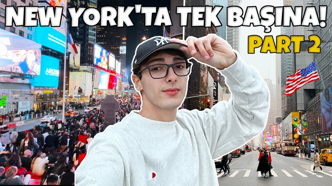 NEW YORK VLOG! New York Gezisi, Amerika Vlog, New York'ta Yaşam Vlog, Times Meydanı, Work and Travel
