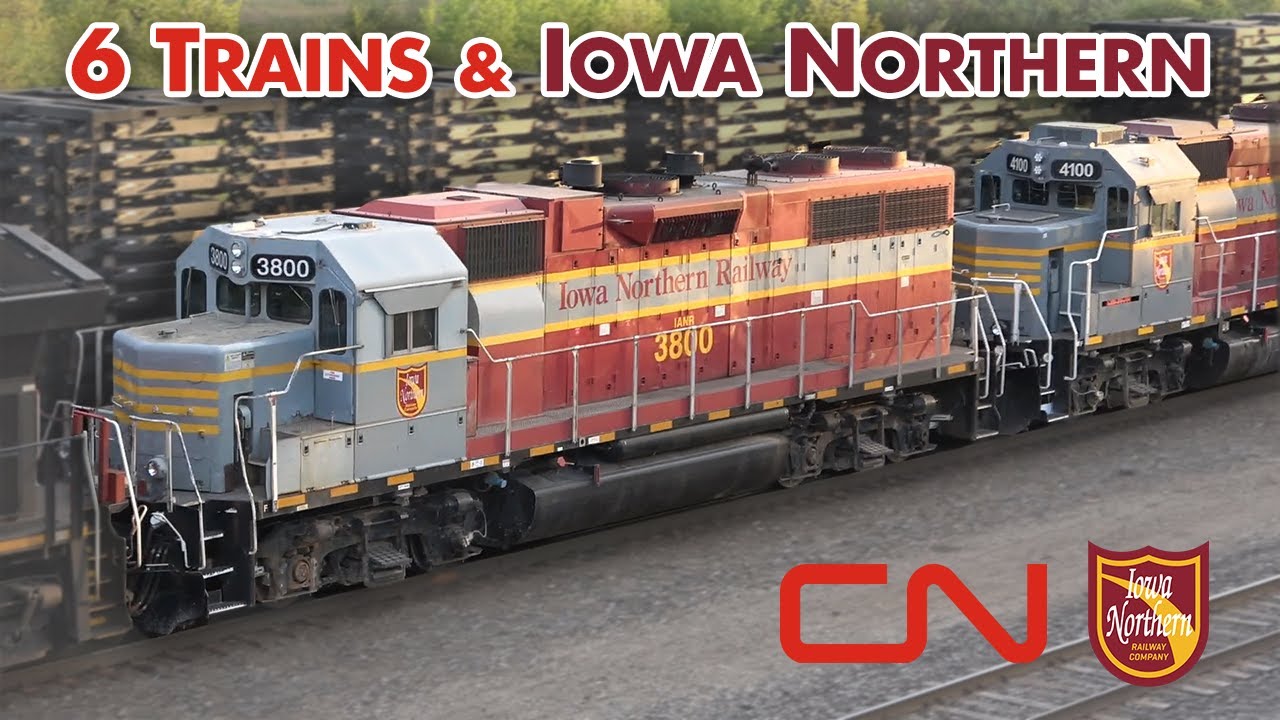 Busy Day in CN's Tunnel Yard, feat. Iowa Northern Geeps - May 2025