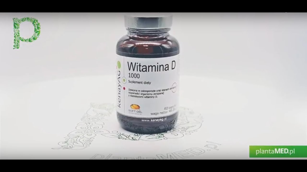 Sklep plantaMED.pl poleca: Witamina D 1000 IU (60 kaps.) Soft Gel