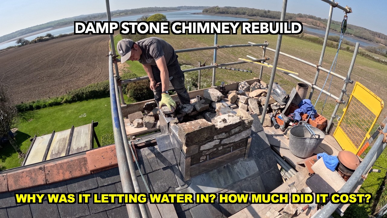 Rebuild leaking stone chimney (& cost!)