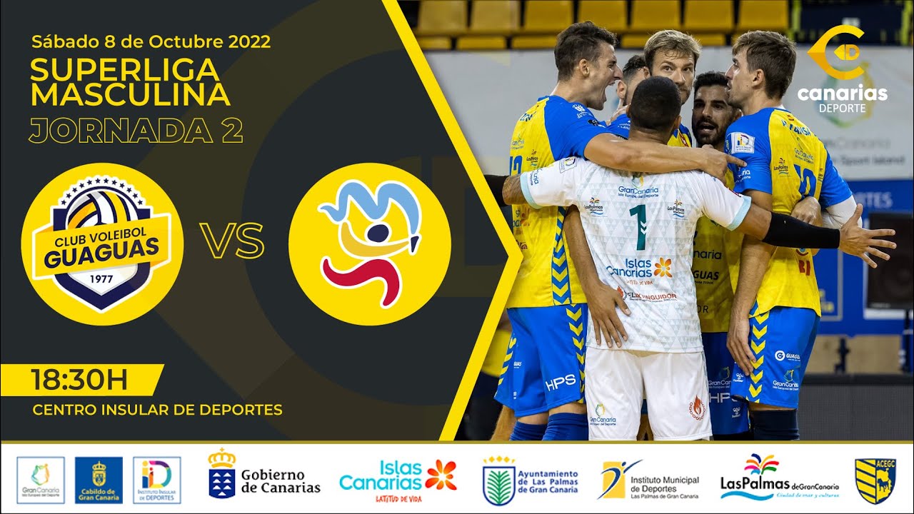 CANAL 1 - VOLEY - CV GUAGUAS VS CV MELILLA