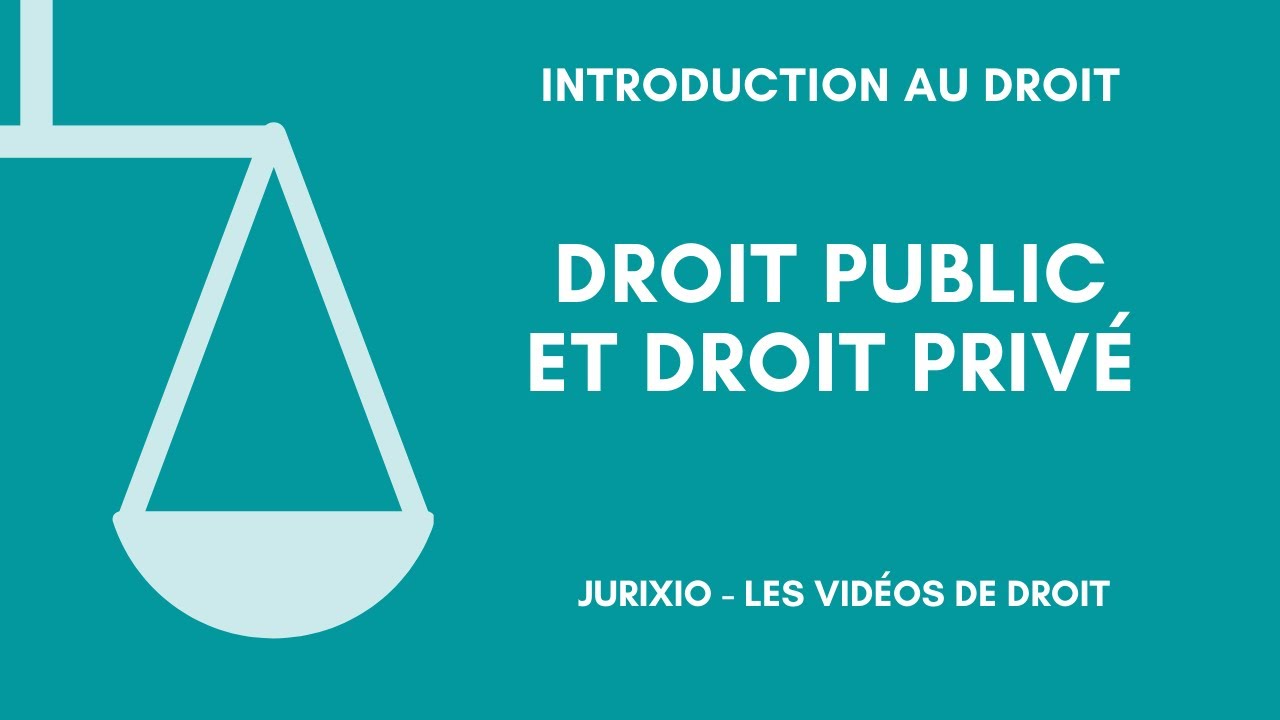 La distinction droit priv&eacute;/droit public