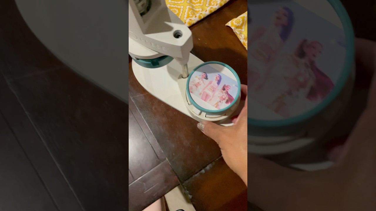 Making K-Pop Demon Hunters Pins in the WRMK Button Press! Quick Tutorial!