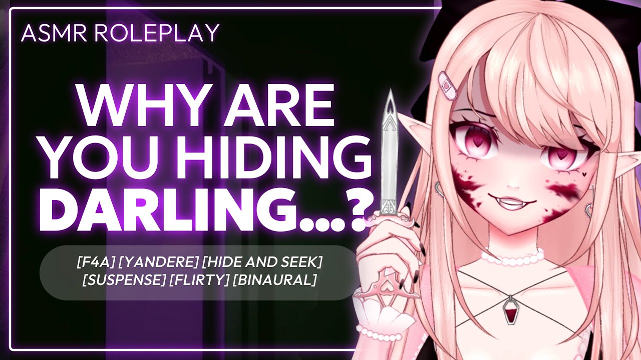 Yandere Girl HUNTS You Down ♡ [F4A] [ASMR] [British] [Hide & Seek] [Flirty]