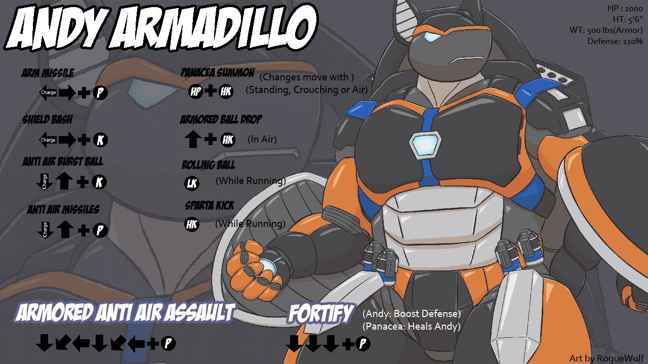 Andy Armadillo Release