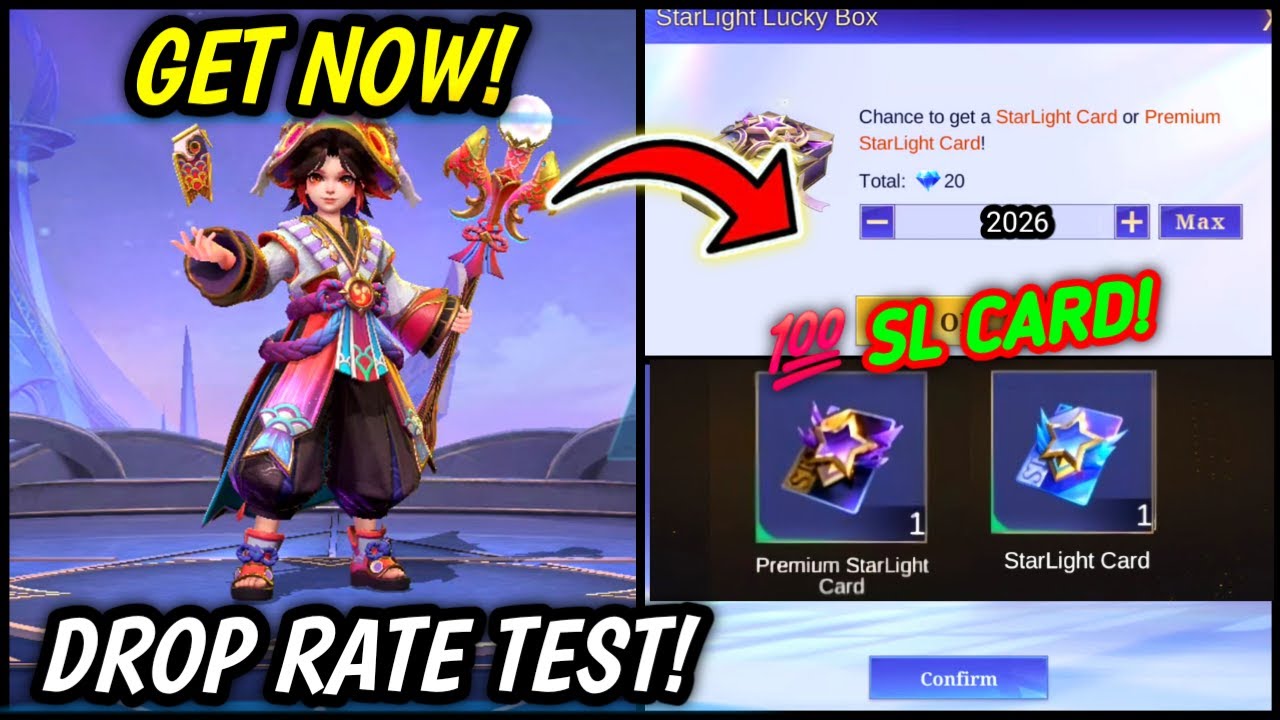 DROP RATE TEST !! JANUARY STARLIGHT LUCKY BOX DRAW 2026 (WORTH IT?)! - MLBB