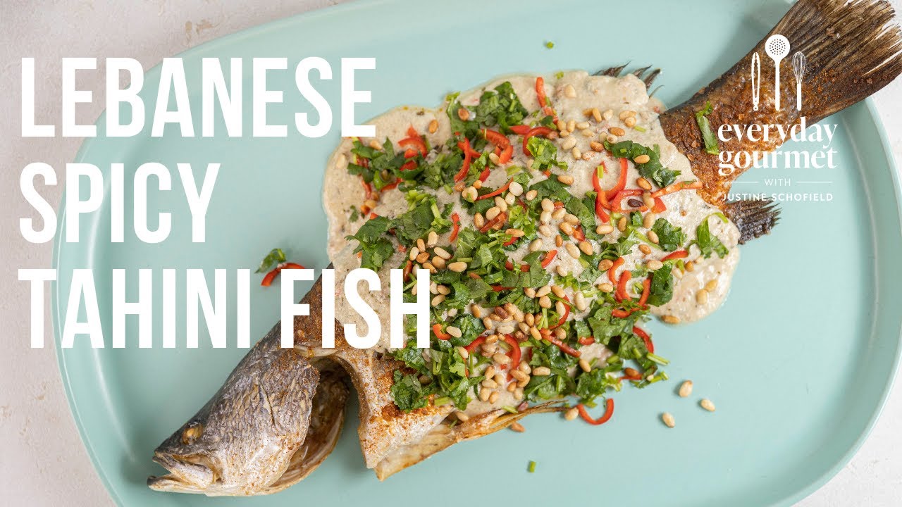 Lebanese Spicy Tahini Fish | EG12 Ep51