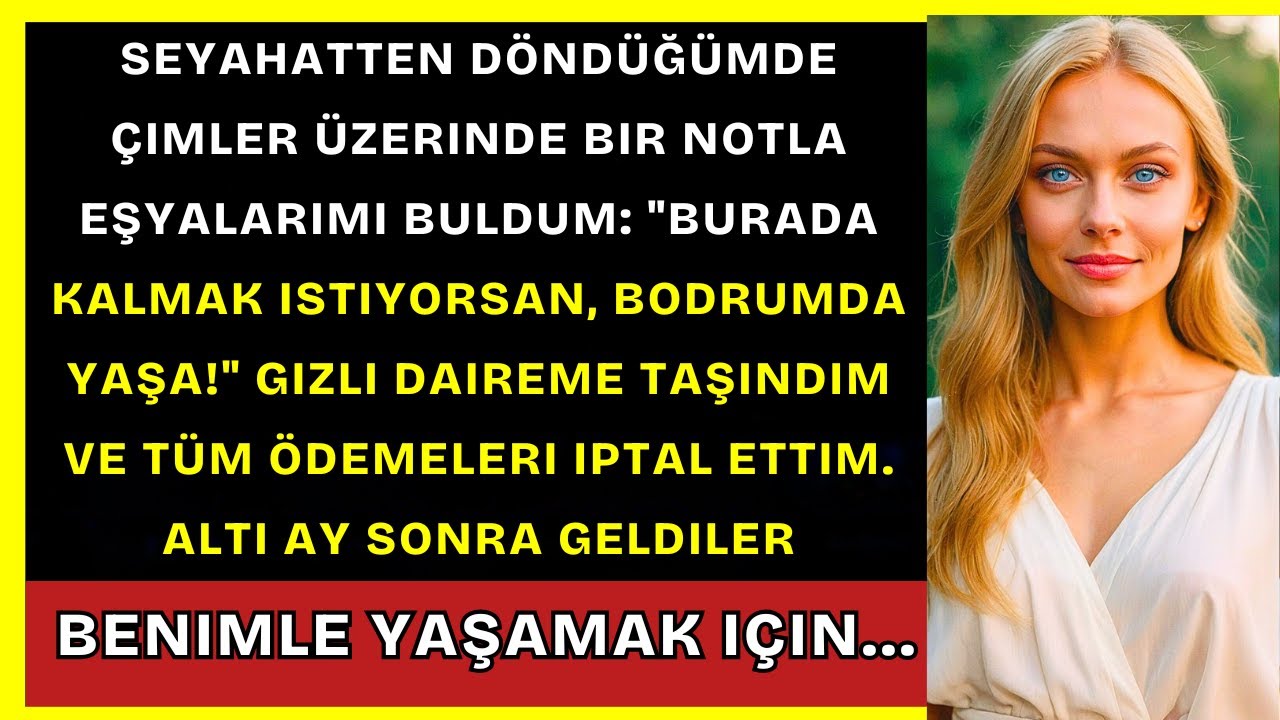 Seyahatten Döndüm, Eşyalarım Çimlerdeydi — Gizli Evime Taşındım Ve Her Şeyi İptal Ettim...