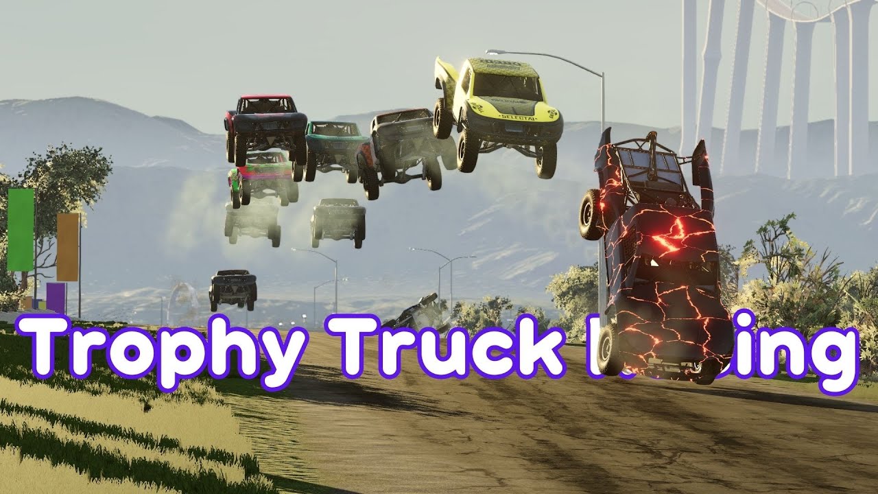 Multiplayer Trophy Truck Racing