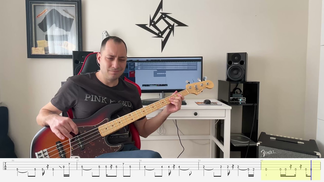 Pink Floyd - Time (Bass Cover with tabs)