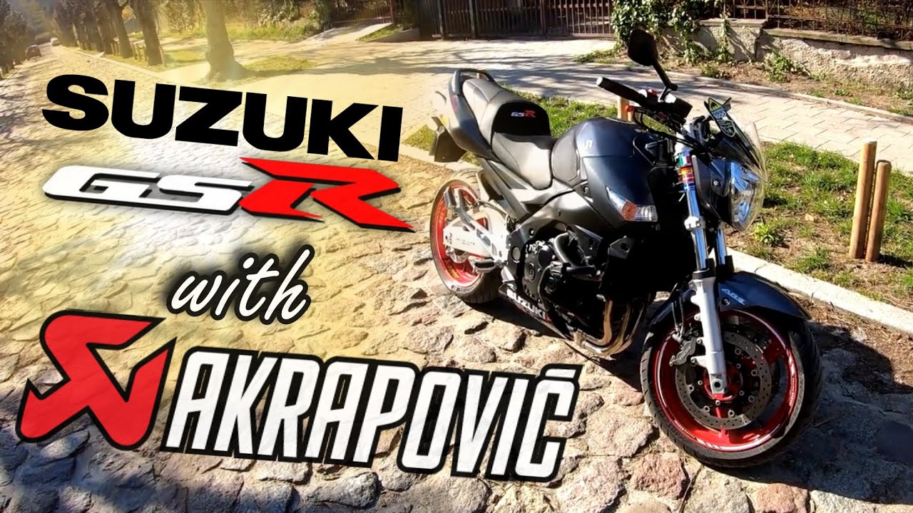 SUZUKI Gsr 600 || Akrapovic Titanium exhaust