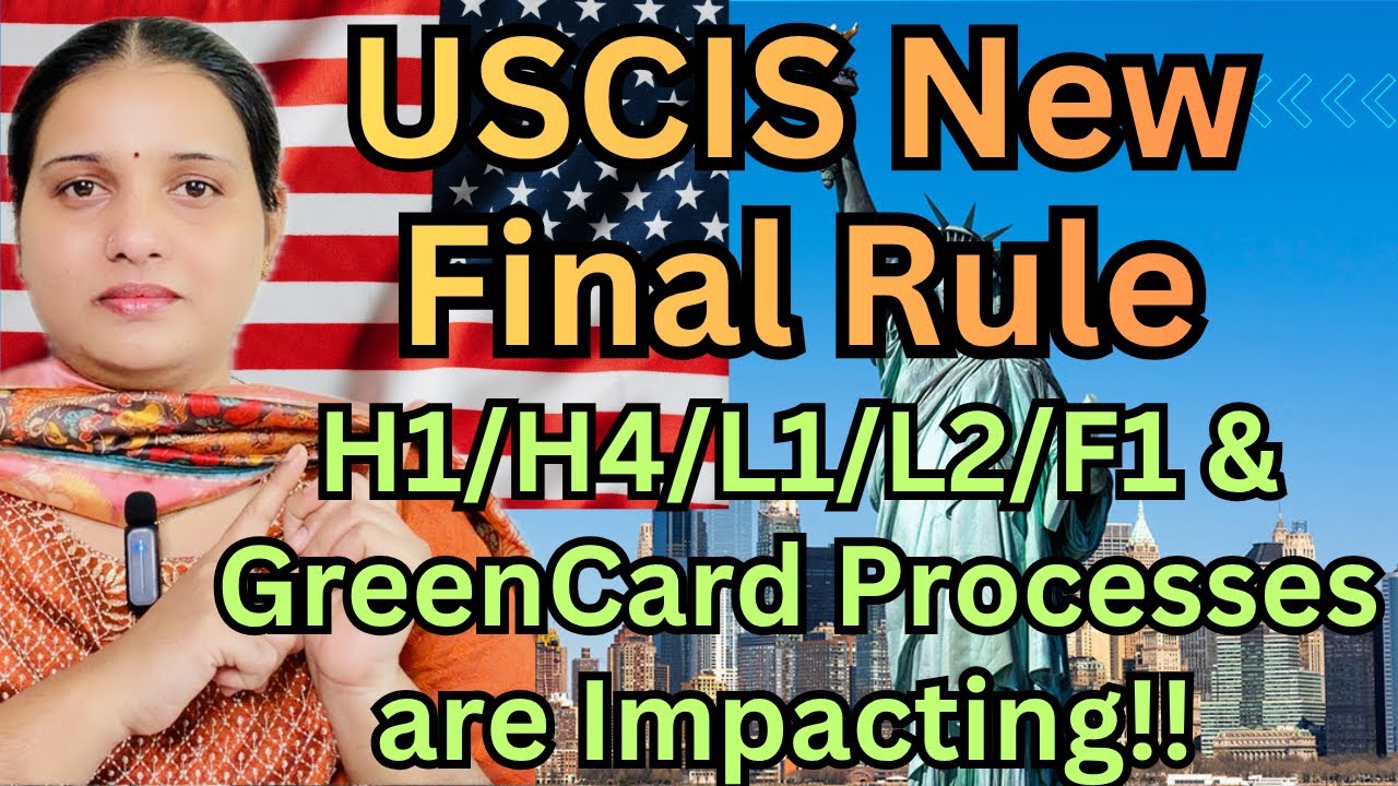 New USCIS Interim final rule impact h1,l1,h4ead process??||#namasteyamericateluguvlogs 