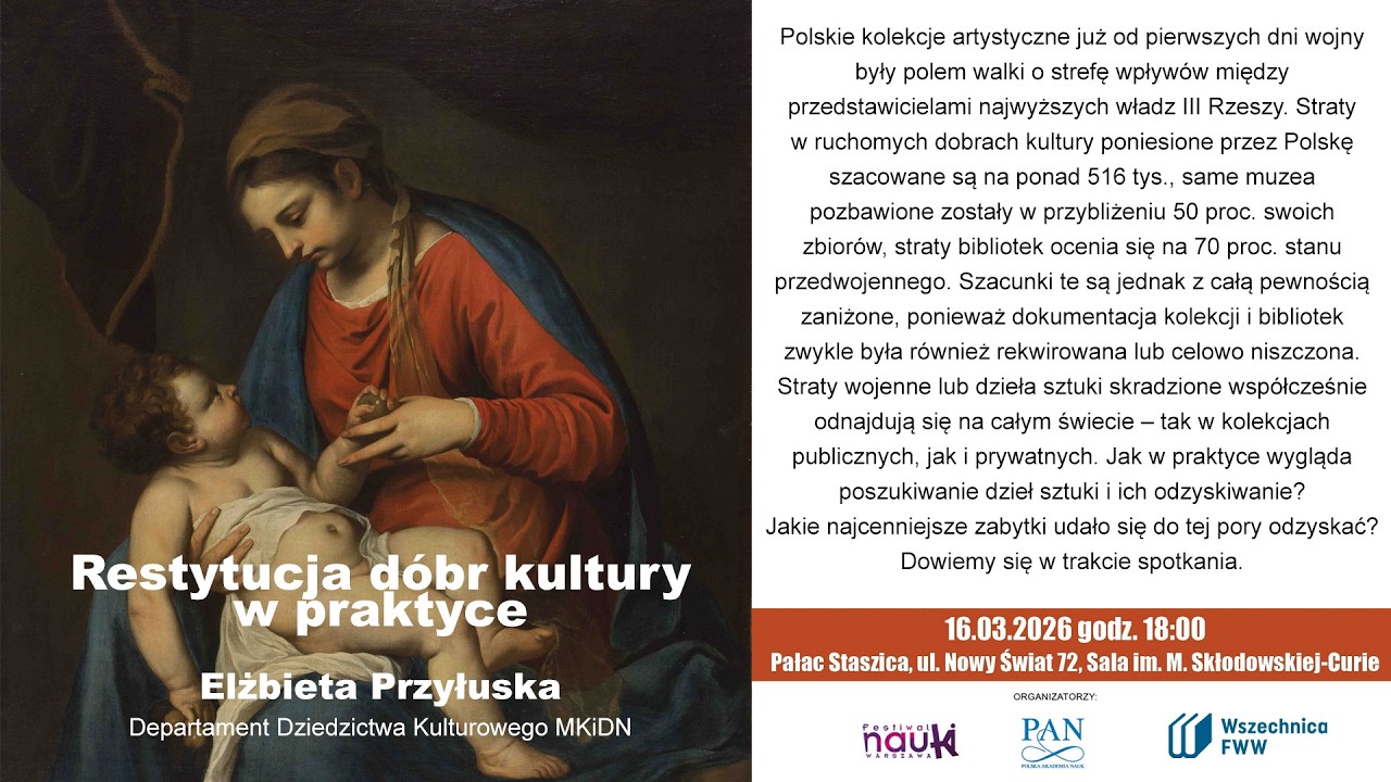 Restytucja dóbr kultury w praktyce / Elżbieta Przyłuska