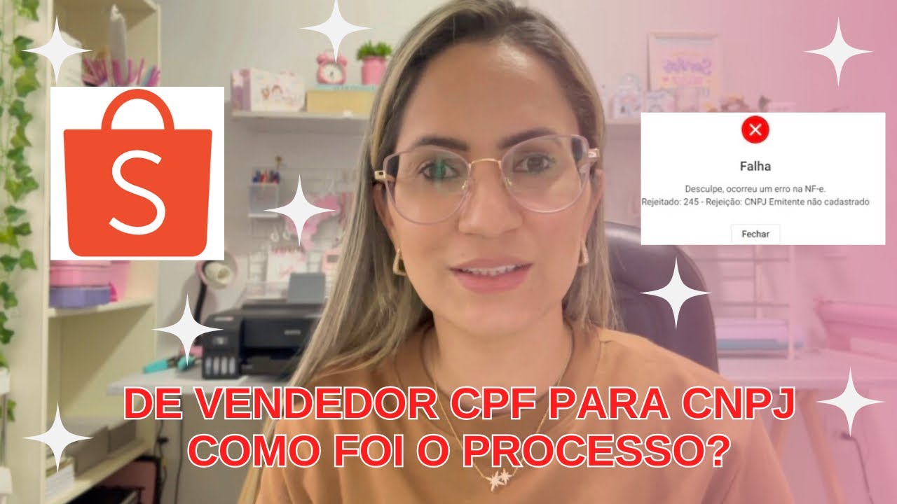 Alterei minha loja da Shopee para CNPJ | Emiti uma nota sem Certificado Digital 