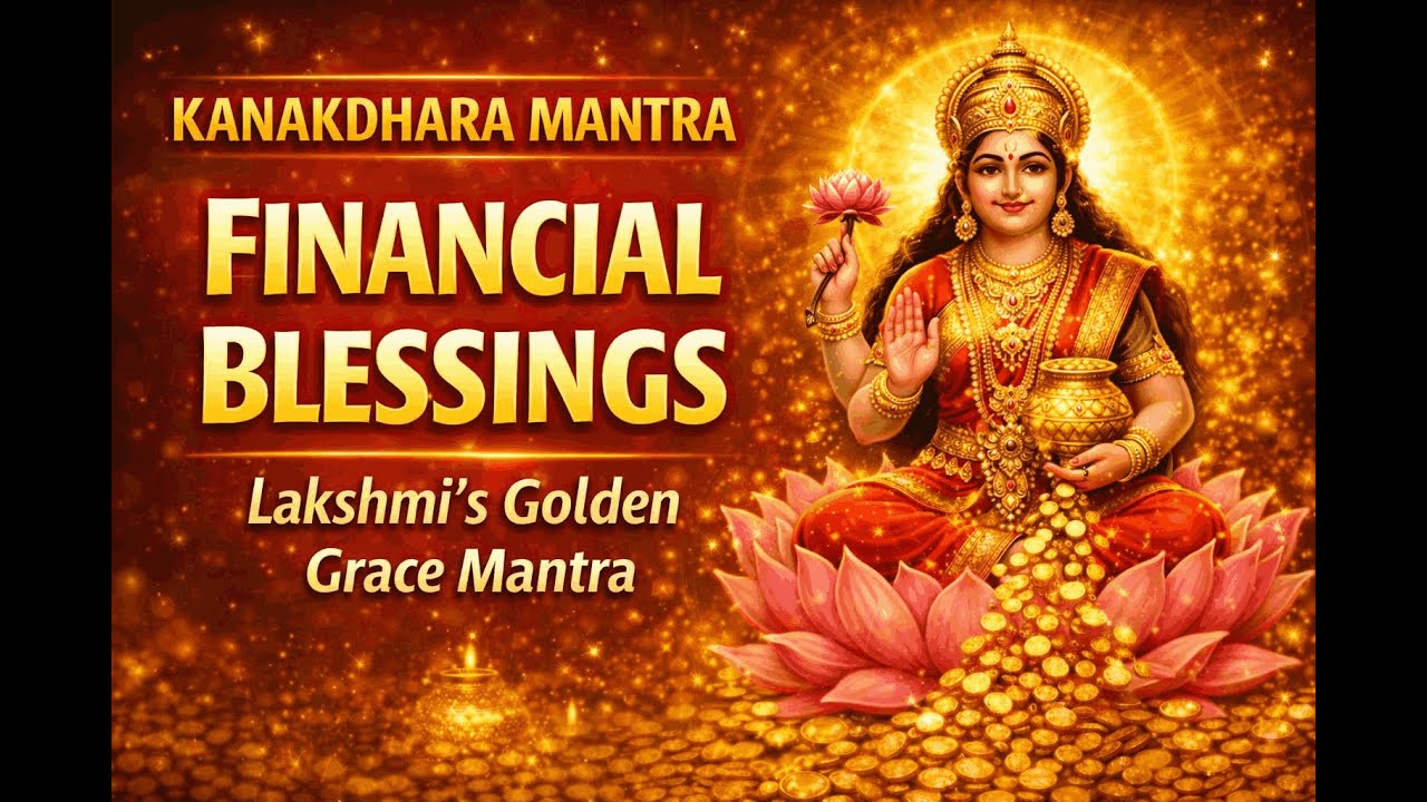 Kanakdhara Mantra | कनकधारा मंत्र | for Financial Blessings | Remove Poverty & Attract Wealth Fast