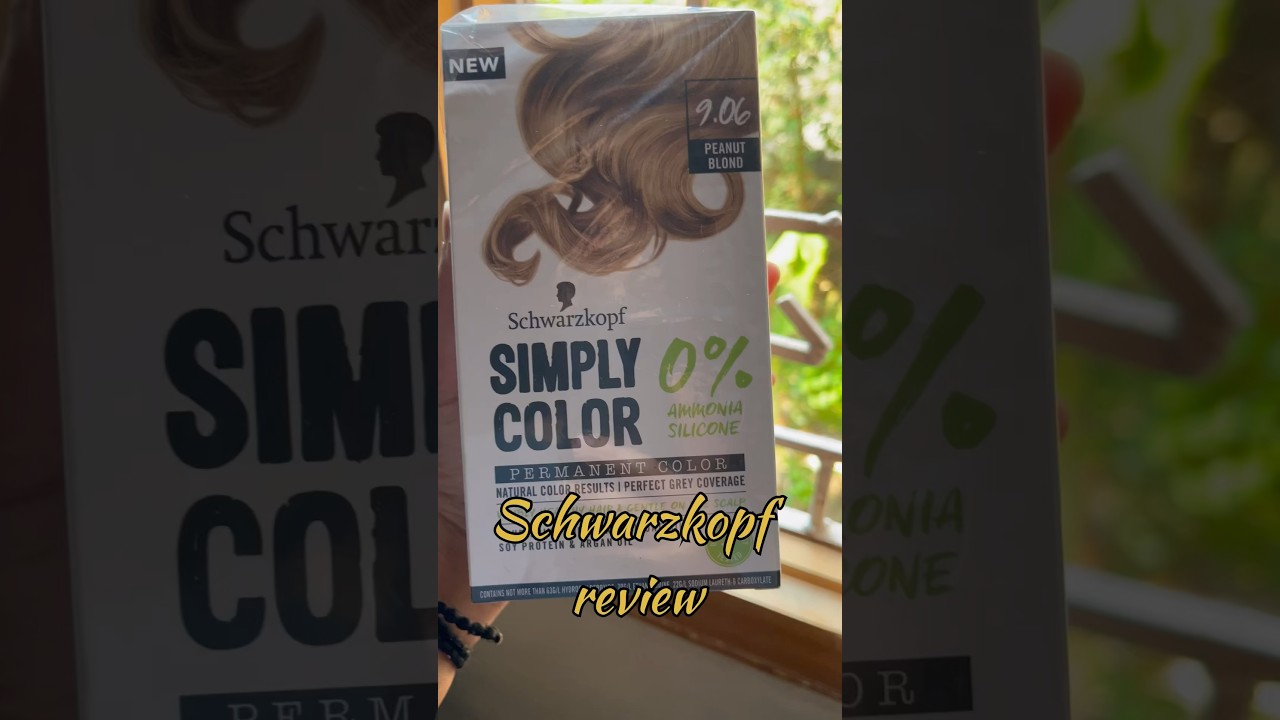 Hair Color at home |Schwarzkopf peanut blond review #haircolour #haircolor #schwarzkopf #hair