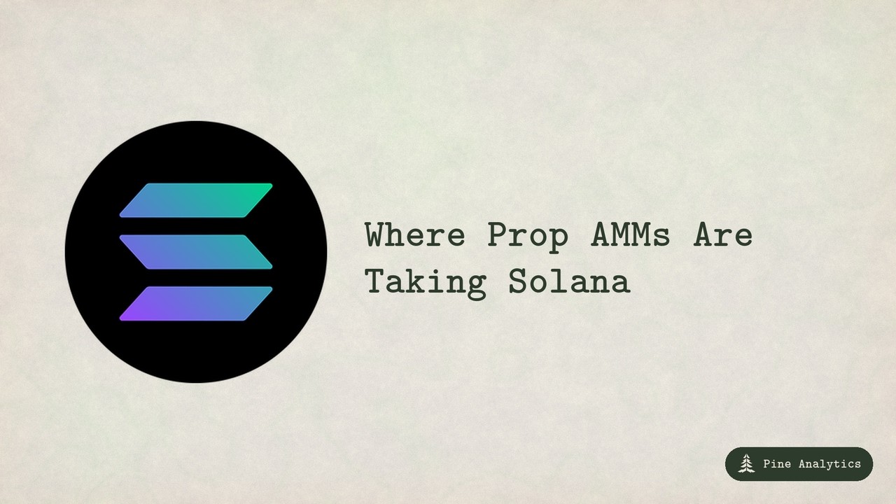 Where Prop AMMs Are Taking Solana
