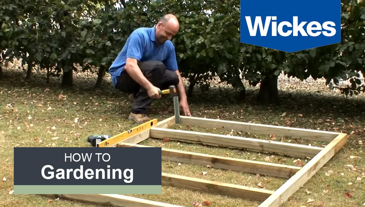 How to Build a Wooden Shed Base with Wickes