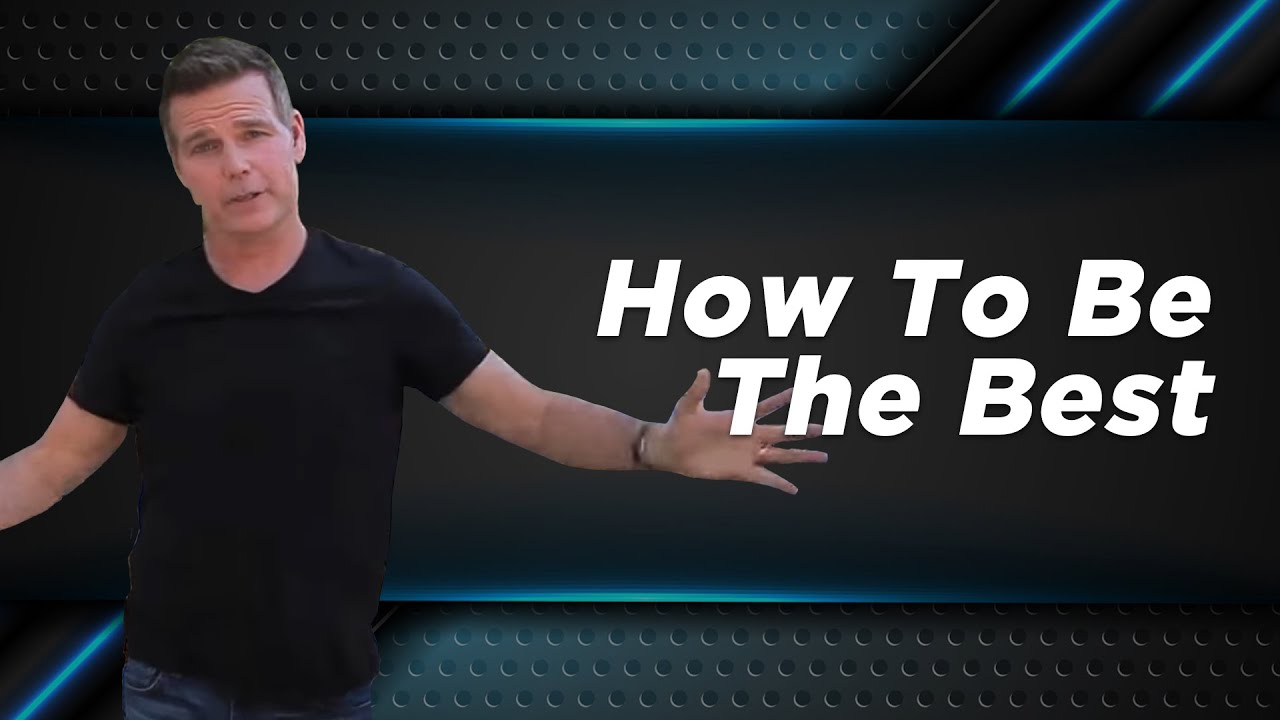 Motivational speaker Bo Eason on how to be The Best