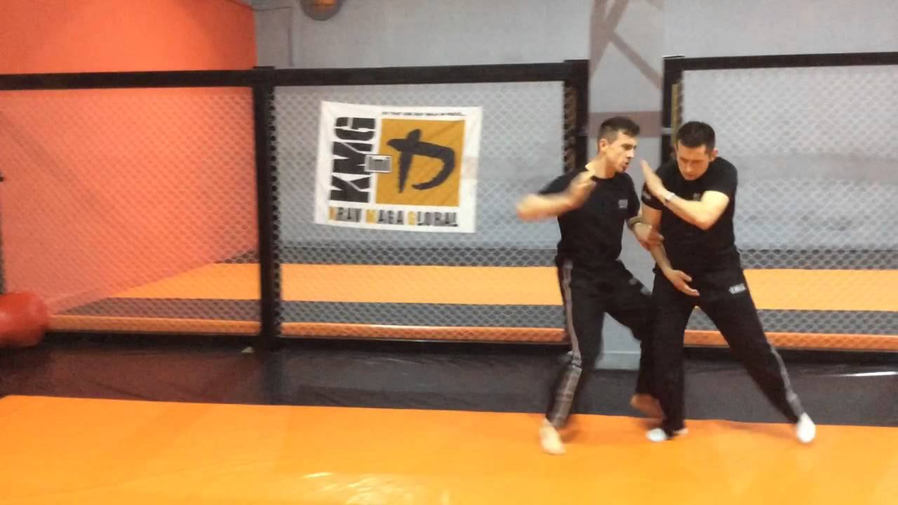 Mateusz Sog in Serbia showing defenses against straight punches. www.tribekravmaga.pl