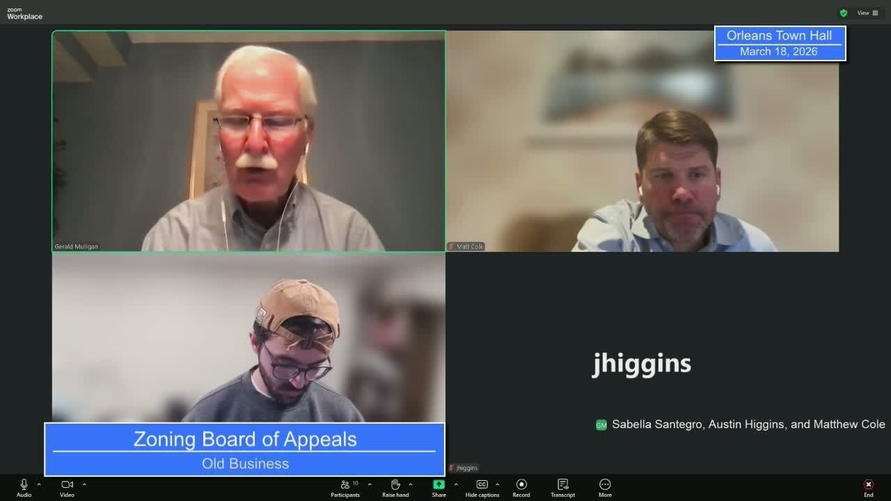 Zoning Board of Appeals - March 18, 2026