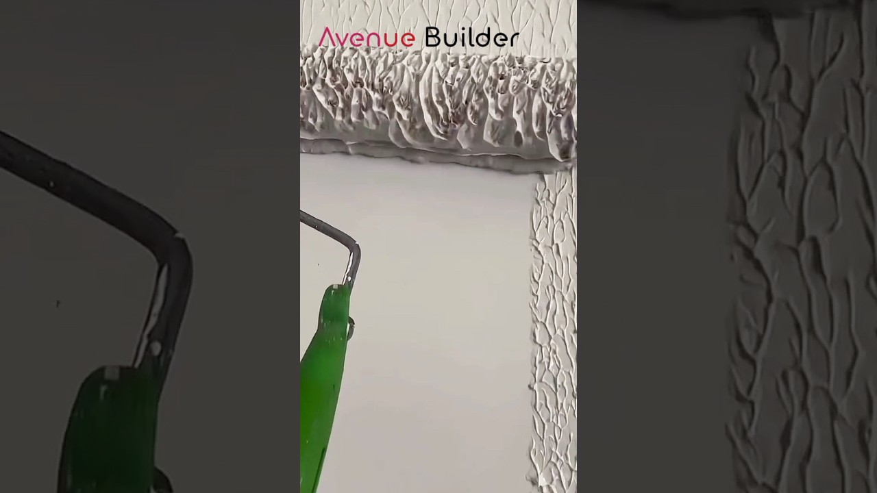 Roller paint texture technique | #wallpaints #paint #interiordesign #diy #asmr #shortsfeed