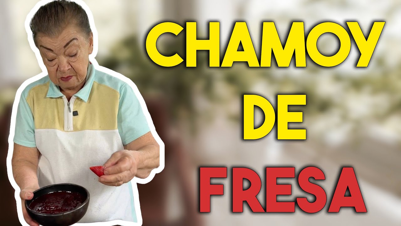 Delicioso CHAMOY de FRESA | #recetas