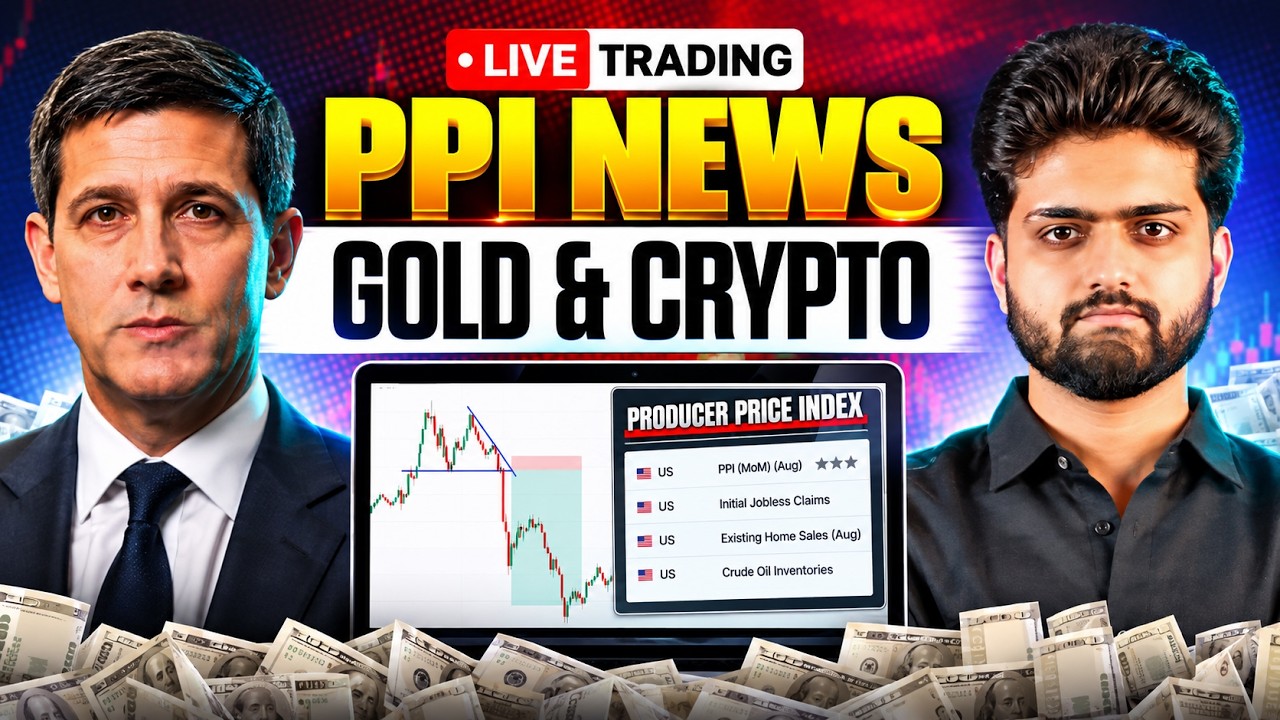 🔴 LIVE PPI Gold Xauusd  & Bitcoin Trading | Live Trap Trading | Young Trader Viraj 🎉
