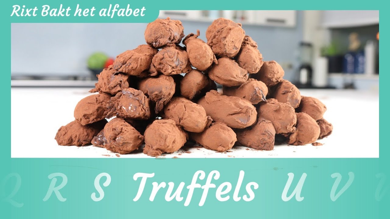 Truffels recept! Rixt bakt het alfabet