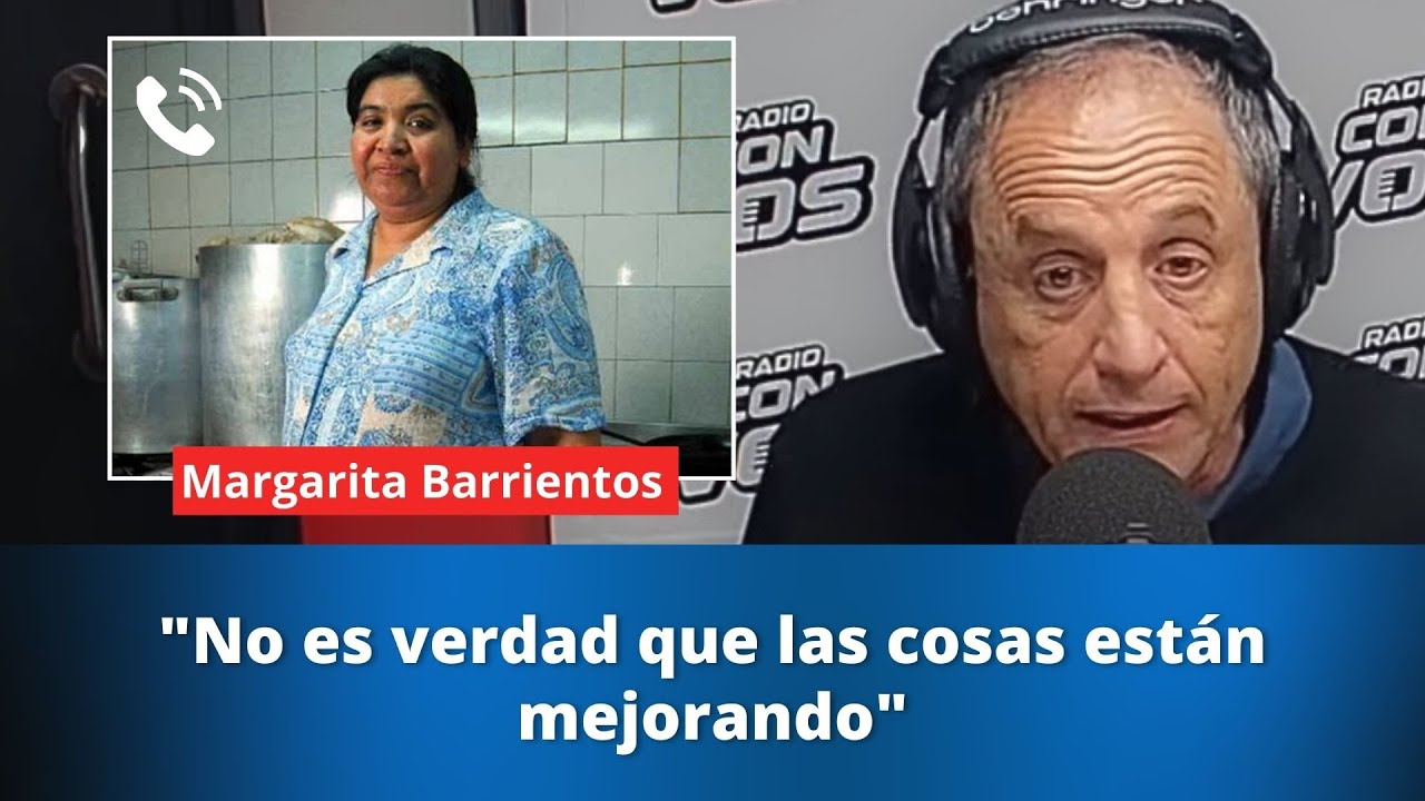 Margarita Barrientos tras el dato de pobreza: 