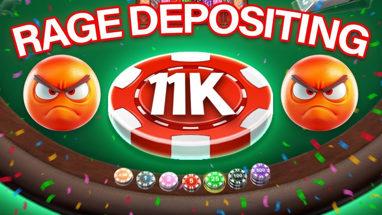 NONSTOP RAGE DEPOSITING ON LIVE BLACKJACK!